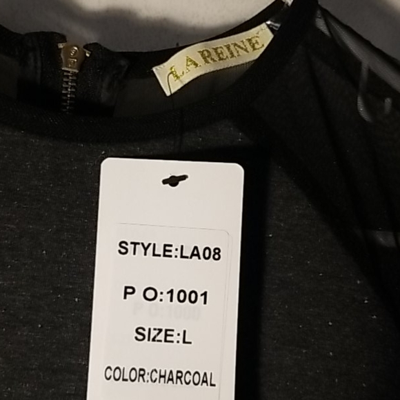 La reine charcoal dress nwt - Picture 4 of 4